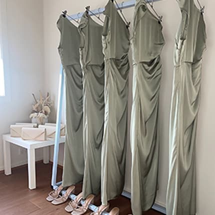 Wedding morning styling